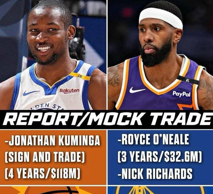 金州勇士最新动态：交易方案曝光、夏季联赛小将伤情披露、名宿贬低格林