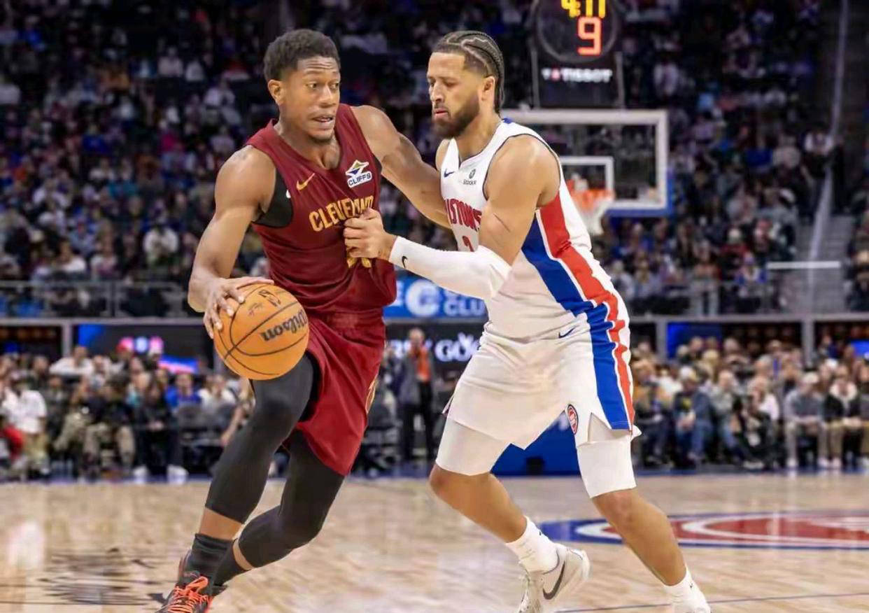 NBA常规赛：克利夫兰骑士116-95轻取底特律活塞，米切尔砍下35分